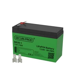 Securi-Prod 7ah 12.8v Lithium (LiFePO4) Battery