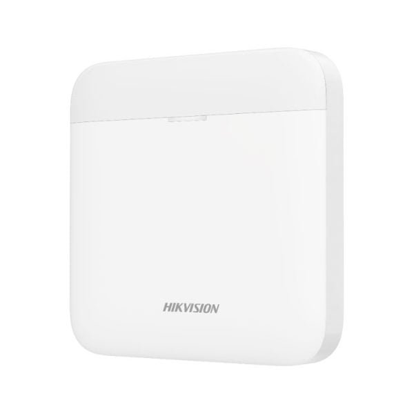 Hikvision AX PRO 64 Zone Wireless Control Panel side angled view