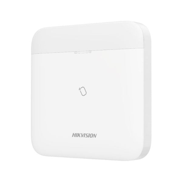 Hikvision AX PRO 96 Zone Wireless Control Panel angled side view