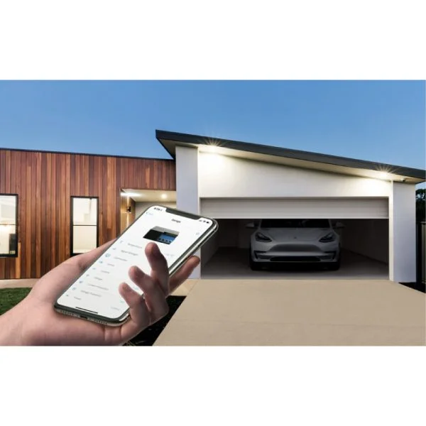 Ajax Relay opening garage door via Ajax mobile app