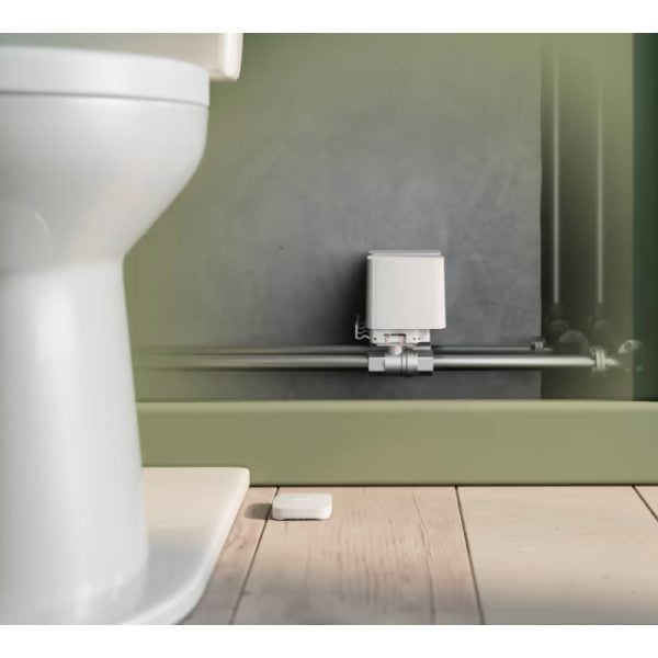 Ajax WaterStop white fitted toilet water pipe