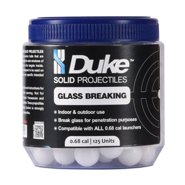 Duke Glass Breaking Solid Projectiles 125 Units