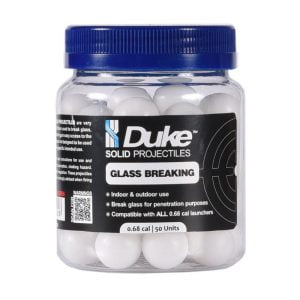 Duke Glass Breaking Solid Projectiles