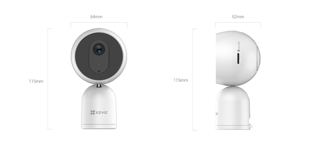 EZVIZ C1T dimensions