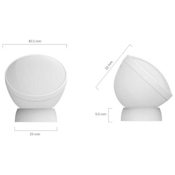 EZVIZ T1C PIR Motion Sensor dimensions