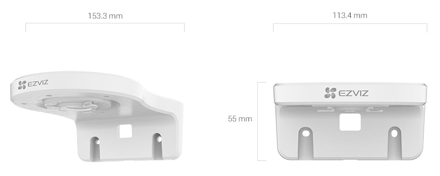 EZVIZ Wall Mount Bracket dimensions