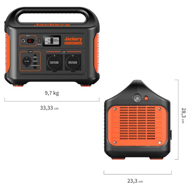 Jackery Explorer 1000 Portable Power Station dimensions