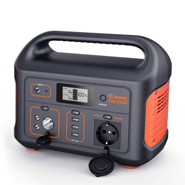 Jackery Explorer 500 Portable Power Station with 2 prong SA plug point displayed