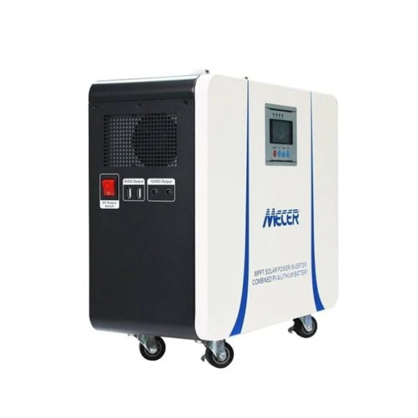 Mecer 1kVA Lithium Battery Trolley Inverter right side view