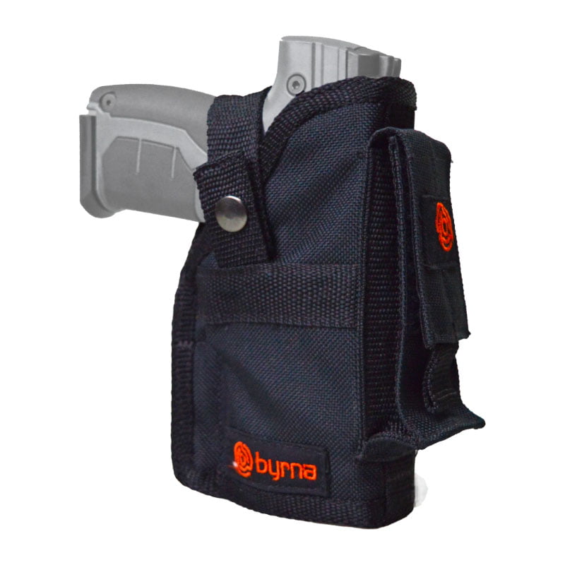 Byrna Nylon Holster with dummy Byrna inserted