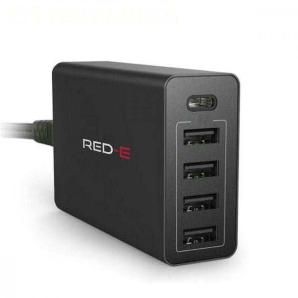 Red-E 5 Port USB Charging Hub - 6 Amp