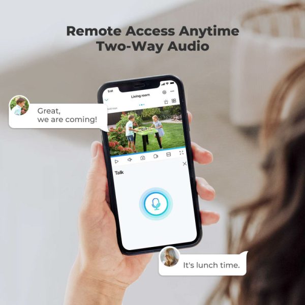 Reolink Argus PT Wifi Battery Camera 4MP includes two-way communication