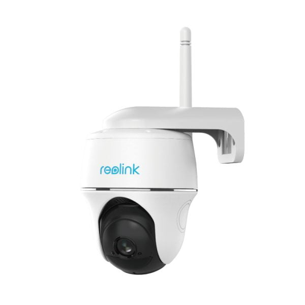 Reolink Argus PT 4MP battery camera side angled view