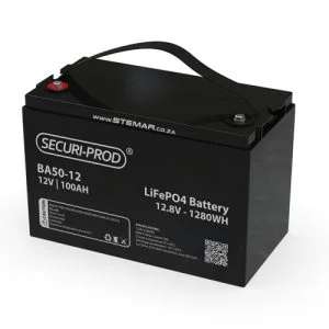 Securi-Prod 100Ah 12v Lithium Battery (LiFePO4)