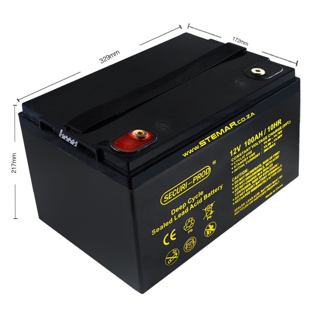 SigmasTek 12V 55AH Deep Cycle SLA Battery - AGM, High Quality, Mobility