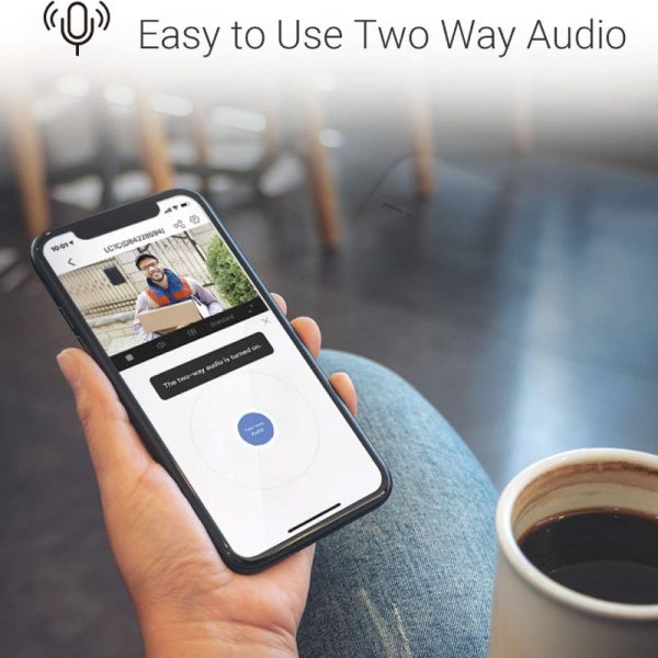 EZVIZ app is easy to use for all EZVIZ products and includes two-way communication for supported cameras