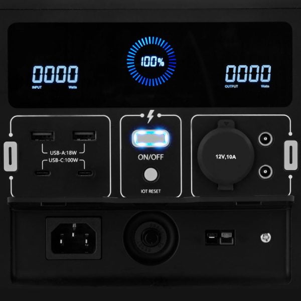 VigorPool CAPTAIN 1200 Portable Power Station lcd panel