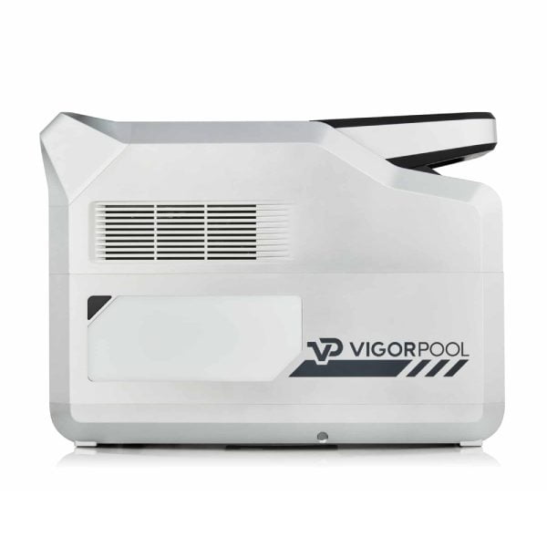 VigorPool CAPTAIN 1200 Portable Power Station left side view with light