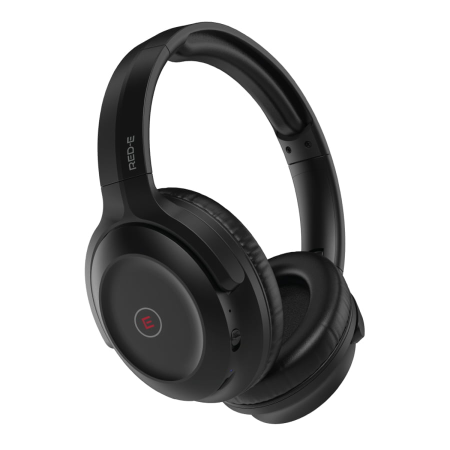 Headphones black and discount red