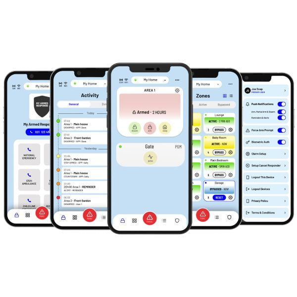 Olarm Pro 4G app controls systems remotely