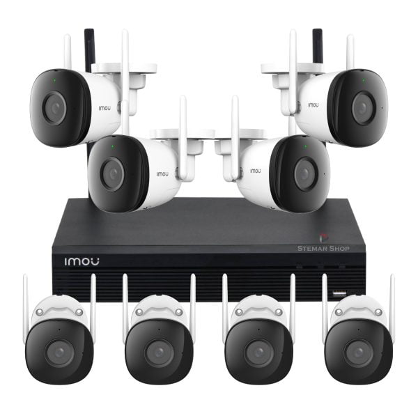 IMOU 8 Channel WiFi NVR 2C Camera Kit - 8 Cameres