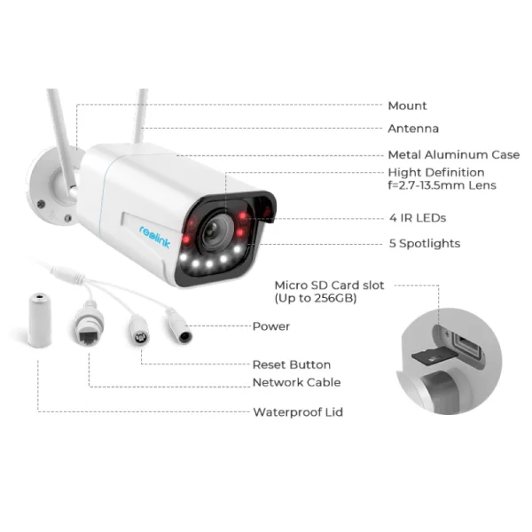 Reolink RLC-511WA WiFi Camera 5mp - Image 6