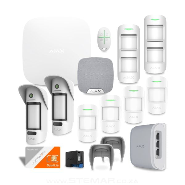 Ajax Hub 2 (4G) Home Combo Kit white