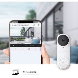 EZVIZ DB2 Pro Battery Video Doorbell 2K (5MP)