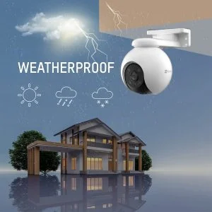 EZVIZ H8 Pro 2K Pan & Tilt WiFi Camera (3MP)