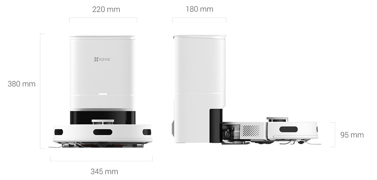 EZVIZ RE4 Plus dimensions