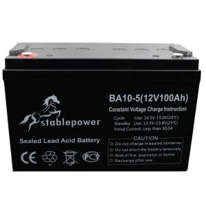 Stable Power 12V 100AH Deep Cycle SLA Battery