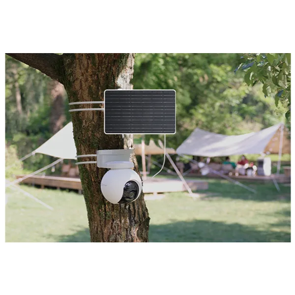 EZVIZ Solar Panel with Battery Storage (12W) tree mount