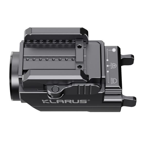 Klarus GL2 Tactical Rail Light 1000LM top view