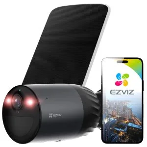 EZVIZ BC1C 4K WiFi Battery Camera Solar Panel Kit (8MP) AOV