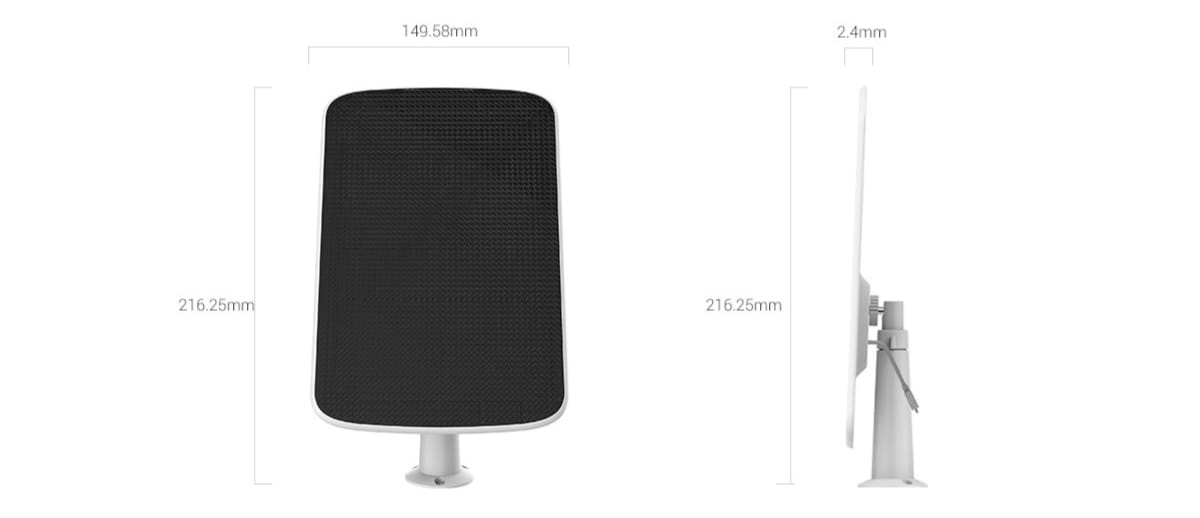 EZVIZ Solar Panel-F dimensions