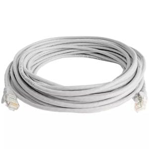 Linkbasic 10m Solid Copper UTP CAT5e Flylead Grey