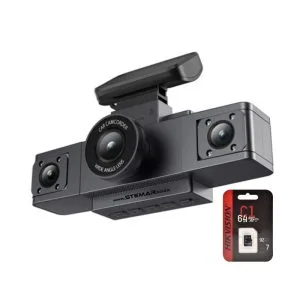 BNETA F300 2MP DashCam – 3 Channel Simultaneous Recording 