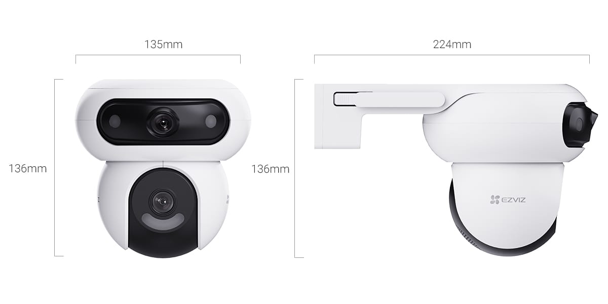 EZVIZ H90 dimensions