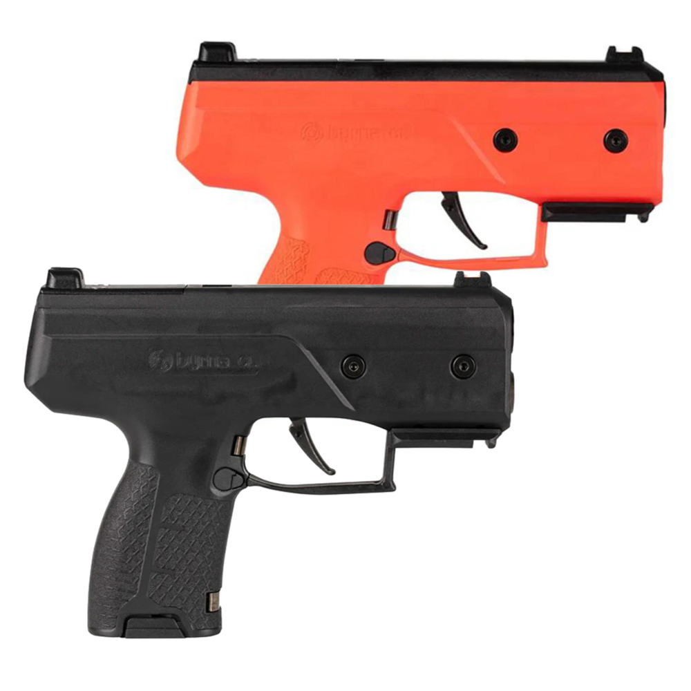 Byrna CL Launcher available in Black and Orange