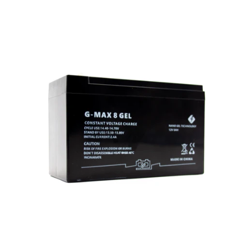 G-MAX 12V 8Ah Nano Gel Battery (VRLA)