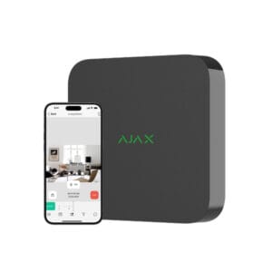 Ajax NVR displayed with Ajax app on Mobile phone