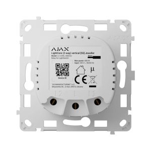 Ajax LightCore 2-Way Smart Light Switch Core